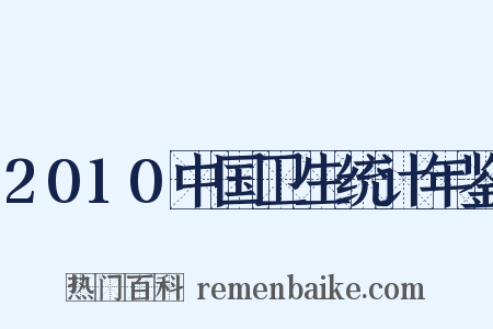 2010中国卫生统计年鉴是什么意思的图片
